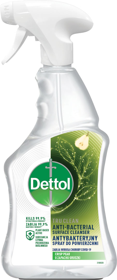 Dettol antibakteriálny spray na povchy Tru Clean vôňa jemná hruška 750 ...