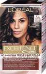 L'Oréal Paris Excellence Creme Universal Nudes permanentná farba na vlasy 5U Svetlá hnedá - Gliss Color farba na vlasy 6-0 Prirodzený svetlohnedý 60 ml | Teta drogérie eshop
