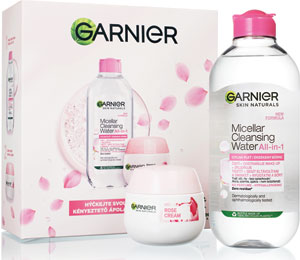 Garnier darčekova sada Rose micelárna voda, krém