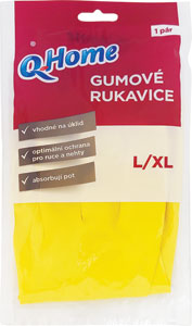 Q-Home gumové rukavice L/XL