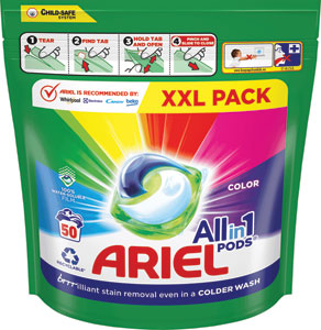 Ariel gélove tablety Color 50 ks