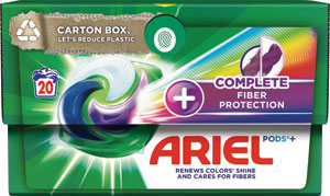 Ariel gélove tablety Complete fiber protection 20 ks