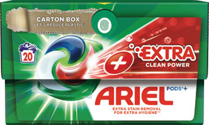 Ariel gélové tablety Extra Clean 20 ks