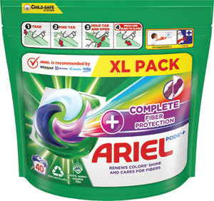 Ariel gélove tablety Complete fiber protection 40 ks