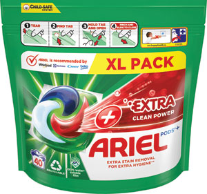 Ariel gélove tablety Extra Clean 40 ks