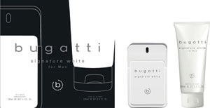 Bugatti darčeková sada Signature White Man EDT 30 ml + sprchový gél 200 ml