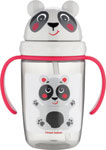 Športová fľaša so slamkou 9m+ Hello Little panda béžová 400 ml - Canpol interaktívna hračka s hrkálkou červená mačka | Teta drogérie eshop