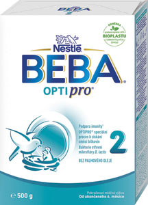 Beba Optipro 2 pokračovacia dojčenská mliečna výživa 500 g