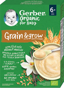 Gerber Organic nemliečna kaša vanilka 200 g