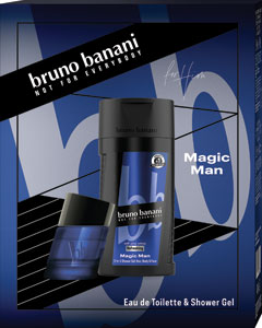 Bruno Banani darčeková sada Magic Man sprchový gél 250 ml, toaletná voda 30 ml