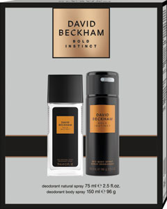 David Beckham darčeková sada Bold Instinct deodorant natural spray 75 ml, deodorant body spray 150 ml