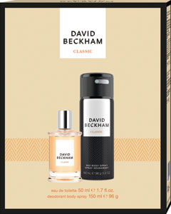 David Beckham darčeková sada Classic toaletná voda 50 ml, deodorant body spray 150 ml