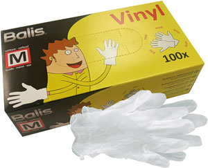 UlithClean vinylové rukavice nepudrované veľkosť M 100 ks