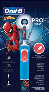 Oral B elektrická zubná kefka PRO Kids 3+ Spiderman