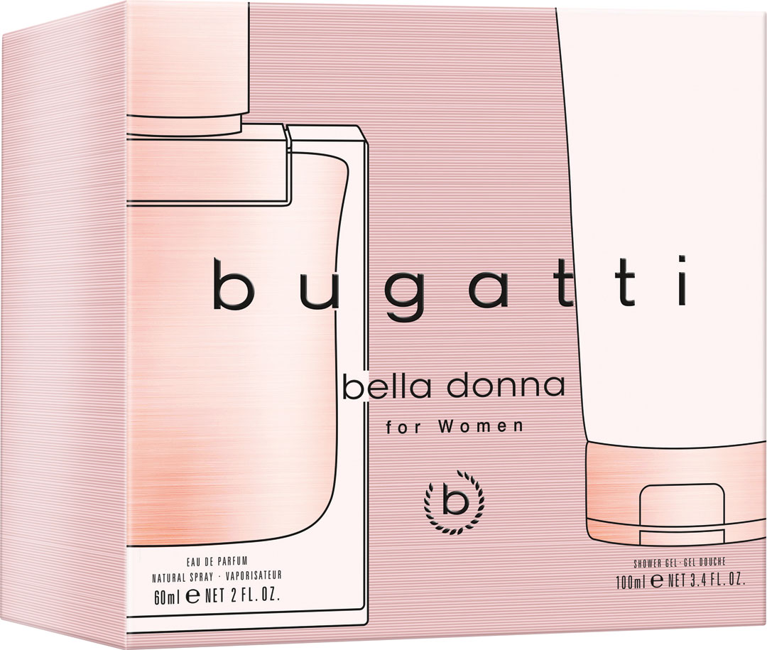 Bugatti darčeková sada Bella Donna dámska EDP 60 ml + sprchový gél 100 ml |  Teta drogérie eshop