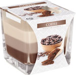 Bispol Tricolor sviečka Coffee 170 g - Teta drogérie eshop