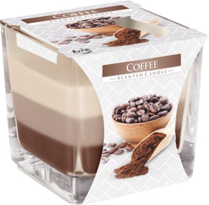 Bispol Tricolor sviečka Coffee 170 g