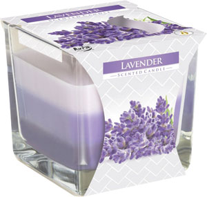 Bispol Tricolor sviečka Lavender 170 g