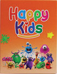 Happy Kids darčeková sada šumivá bomba do kúpeľa 100 ml, šumivá pastilka do kúpeľa 40 g, praskajúci kúpeľ ostružina 30 g - Teta drogérie eshop
