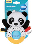 Canpol senzorická hračka  PANDA s hryzačkou a hrkálkou BabiesBoo - Teta drogérie eshop