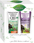 BIO sada Cannabis Konský bylinný balzam s kostihojom + CBD konský bylinný balzam - Teta drogérie eshop