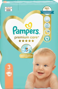 Pampers Premium detské plienky veľkosť 3 6-10kg 40 ks