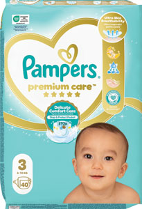 Pampers Premium detské plienky veľkosť 3 6-10kg 40 ks