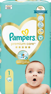 Pampers Premium detské plienky veľkosť 1 50 ks 2-5 kg