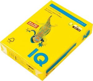 Farebný papier A4 80g žiarivo žltý ICQ480/I/IG50