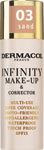 Dermacol make-up a korektor Infinity 03 Sand - Teta drogérie eshop