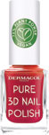 Dermacol lak na nechty Pure 3D 04 Poppy Red