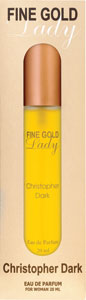 Christopher Dark dámska parfumovaná voda FINE GOLD Lady 20 ml