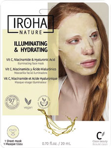Iroha pleťová maska na obrúsku Vitamin C Illuminating 1 ks