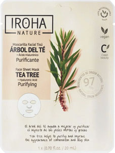 Iroha pleťová maska na obrúsku Tea Tree Purifing 1 ks