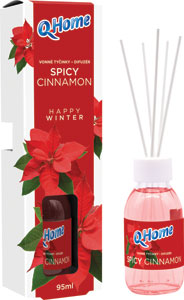 Q-Home vonné tyčinky Cinnamon 95 ml