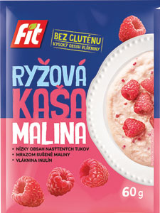 Fit ryžová kaša malina 60 g