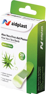 Aidplast priehĺadná náplasť s Aloe 1,9x7,2cm 20 ks