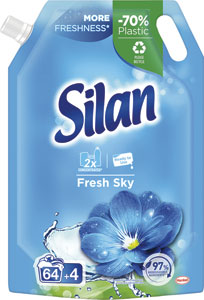 Silan 2x koncentrovanejšia aviváž Fresh Sky 68 praní, 748 ml