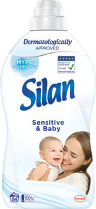 Silan aviváž Sensitive & Baby 64 praní, 1408 ml