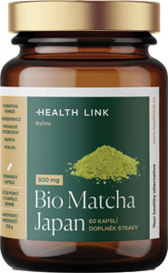 HEALTH LINK BIO Matcha Japan kapsule 500 mg, 37,8 g 60 ks