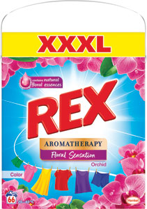 Rex prací prášok Orchid & Macadamia Essentials Oil 66 praní