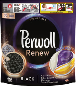 Perwoll pracie kapsuly Renew & Care Caps Black 32 praní