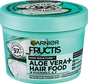 Garnier Fructis maska Hair Food Hydratačná Aloe Vera na normálne až suché vlasy 400 ml