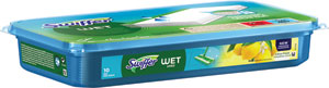 Swiffer WET náhradné vlhčené utierky s Citrus Fresh vôňou 10 ks