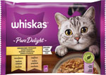 Whiskas kapsička Pure Delight hydinový výber v želé pre dospelé mačky 4 ks - Sheba Fresh & Fine kapsičky losos a tuniak pre dospelé mačky 6 x 50 g | Teta drogérie eshop