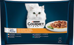 Gourmer Perle Mini filetky v šťave 4x85 g - Sheba Fresh & Fine kapsičky losos a tuniak pre dospelé mačky 6 x 50 g | Teta drogérie eshop