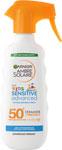 Garnier Ambre Solaire ochranný sprej Sensitive Advanced Kids SPF 50+ 270 ml - Teta drogérie eshop