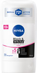 Nivea tuhý antiperspirant Black & White Invisible Clear 50 ml - Teta drogérie eshop