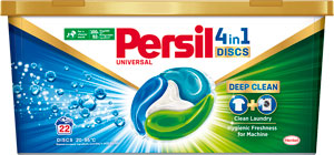 Persil pracie kapsuly Discs 4v1 Deep Clean Plus Regular 22 praní