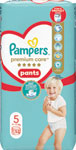 Pampers Premium Pants plienkové nohavičky veľkosť 5 52 ks 12-17 kg